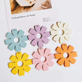 Wooden Flower Shape Eardrop Pendant — Swuffy
