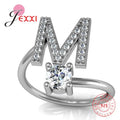 Sale Sterling Silver Ring Initial — Swuffy