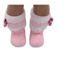 Doll Shoes Pink Plush Snow — Swuffy