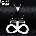 Satan Cross Stainless Steel Necklaces — Swuffy