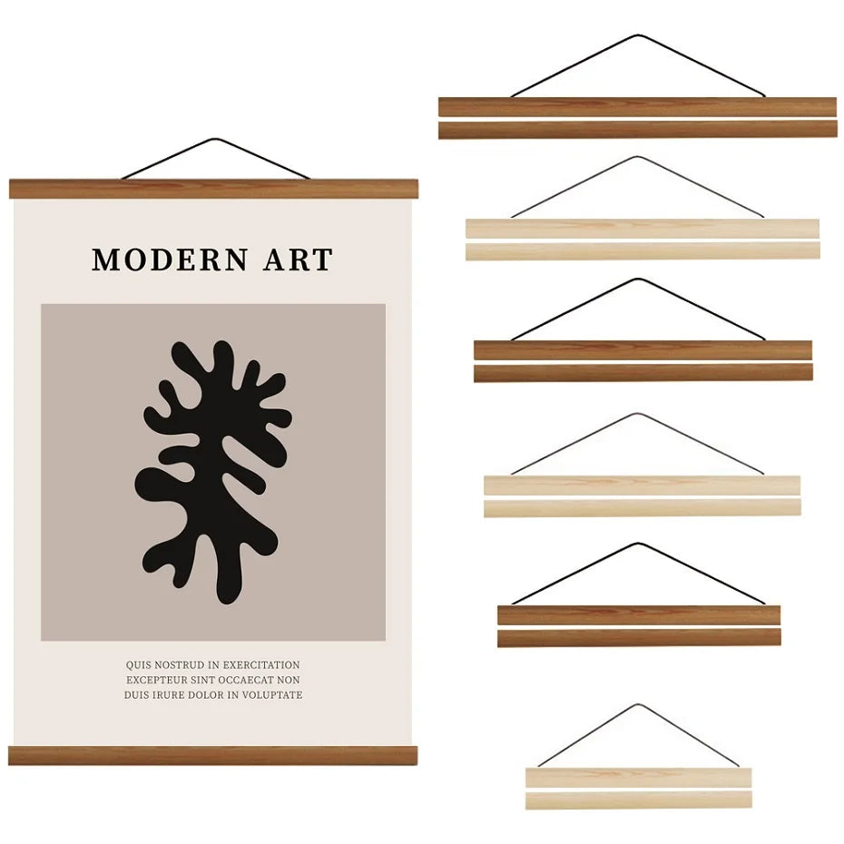Colors Magnatic Poster Hanger Teak — Swuffy