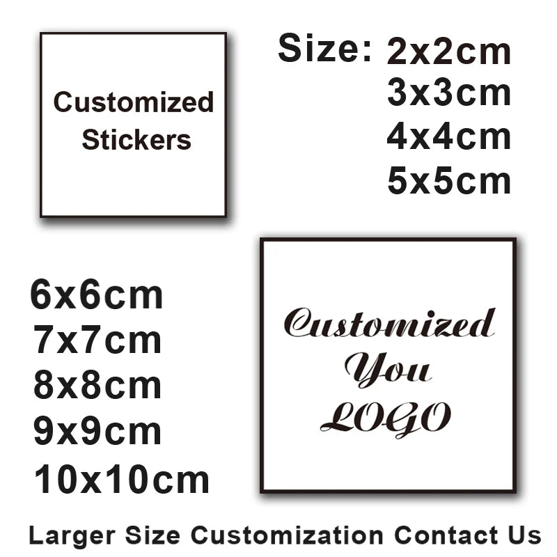 Custom Stickers Logo Wedding Stickers — Swuffy