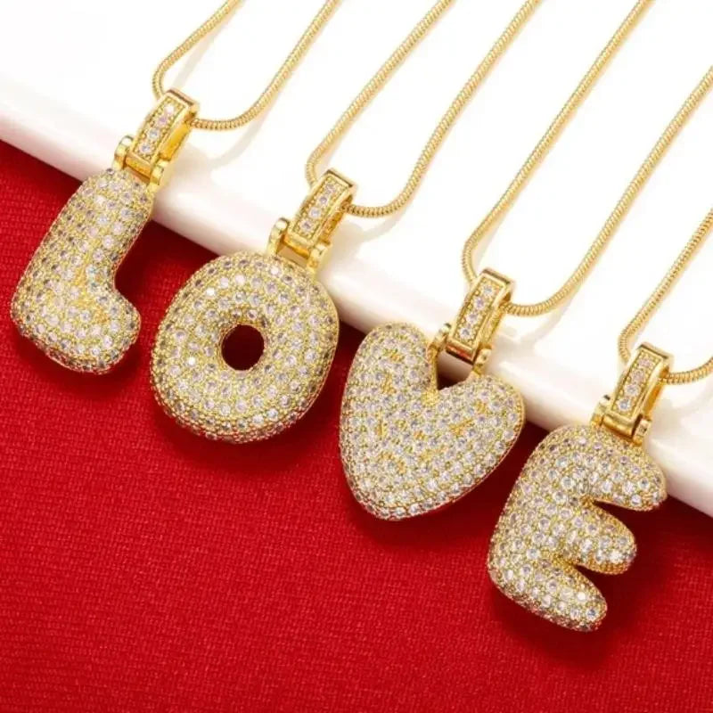 Crystal Brass Gold Plated Letter — Swuffy