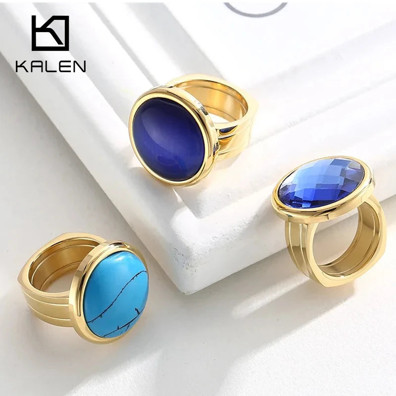 Kalen Bague Multiple Stone Rings — Swuffy