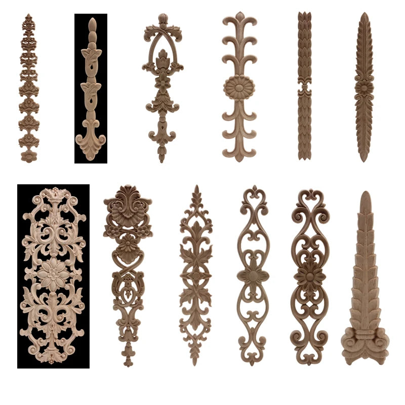 Carved Wood Applique Set — Swuffy