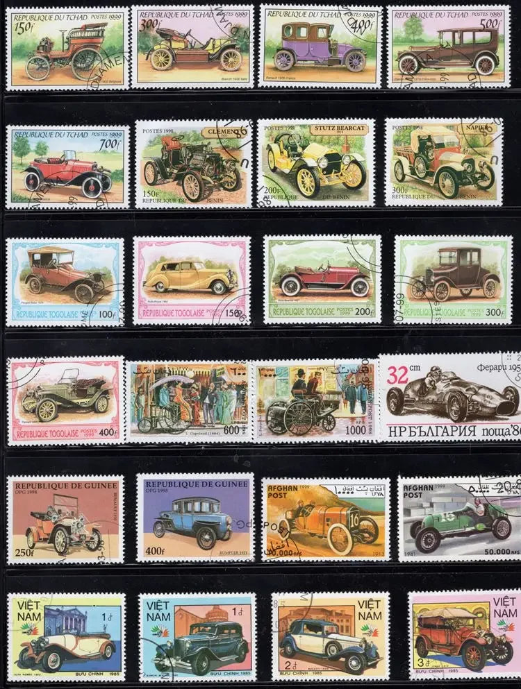 Car Motors Stamp Topic All — Swuffy