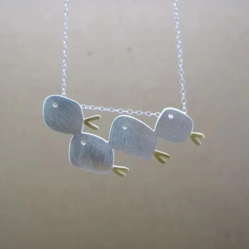 Sterling Silver Fishiness Necklaces Pendants — Swuffy