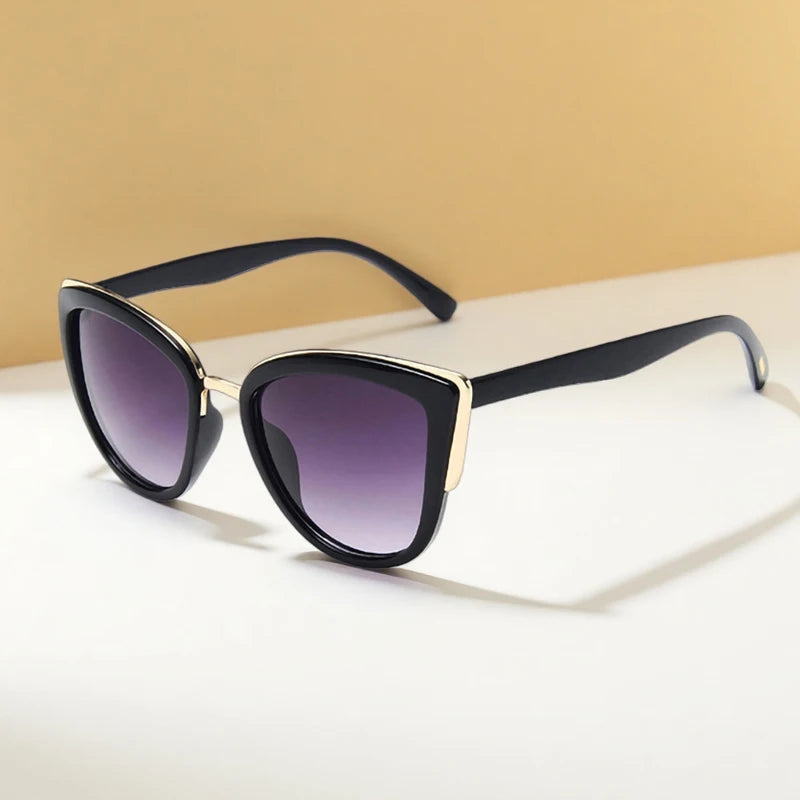 Classic Cateye Sunglasses Vintage Anti — Swuffy