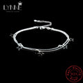 Sterling Silver Star Pendants Anklets — Swuffy