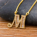 Aibef Top Initial Name Necklace — Swuffy