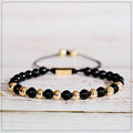 Bracelet Beads Copper Charm Stone — Swuffy