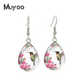 Hummingbird Earring Tear Drop Earring — Swuffy