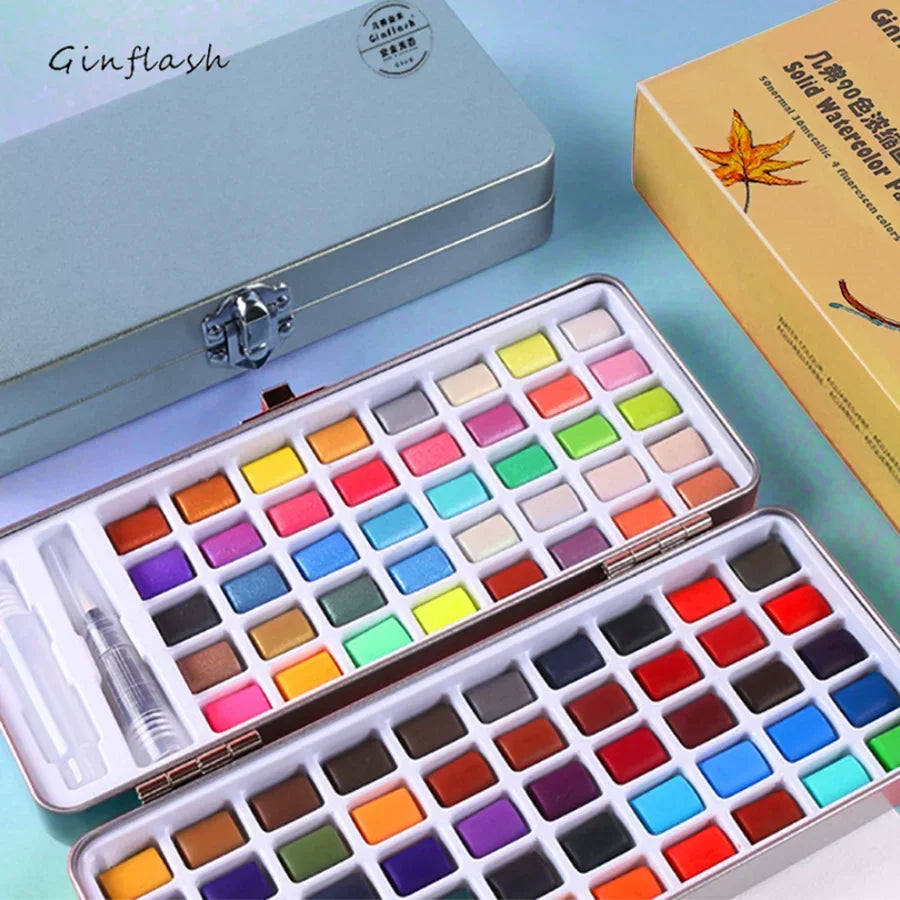 Ginflash Colors Solid Pigment Watercolor — Swuffy