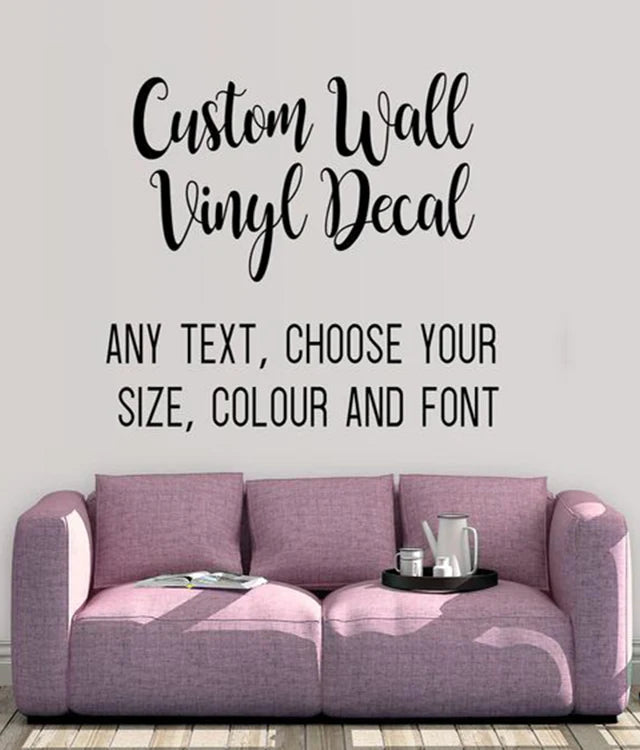 Personalized Decal Vinyl Wall Sticker — Swuffy