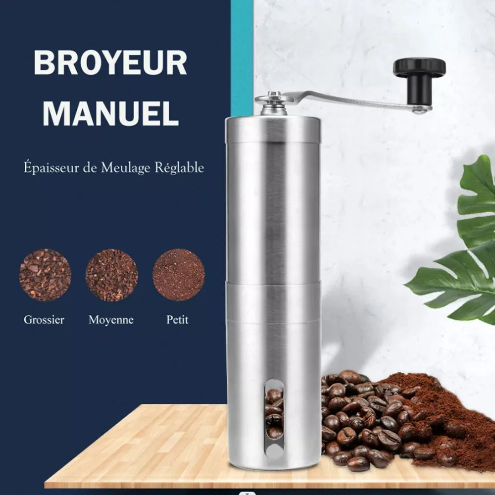 Manual Coffee Grinder Stainless Steel — Swuffy
