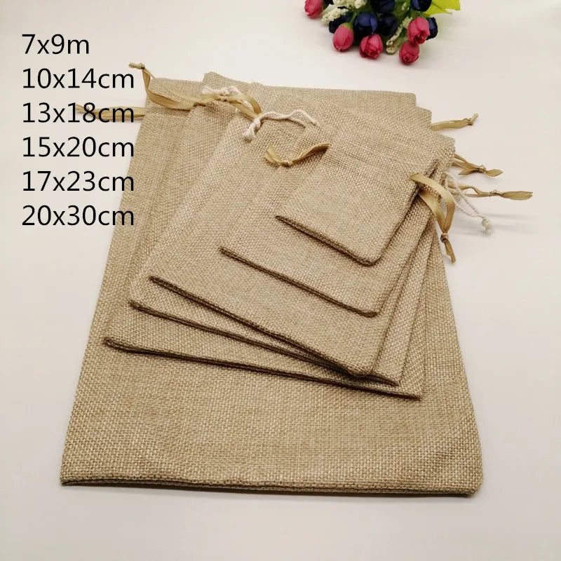 Fabric Jute Bags Gift Packaging — Swuffy