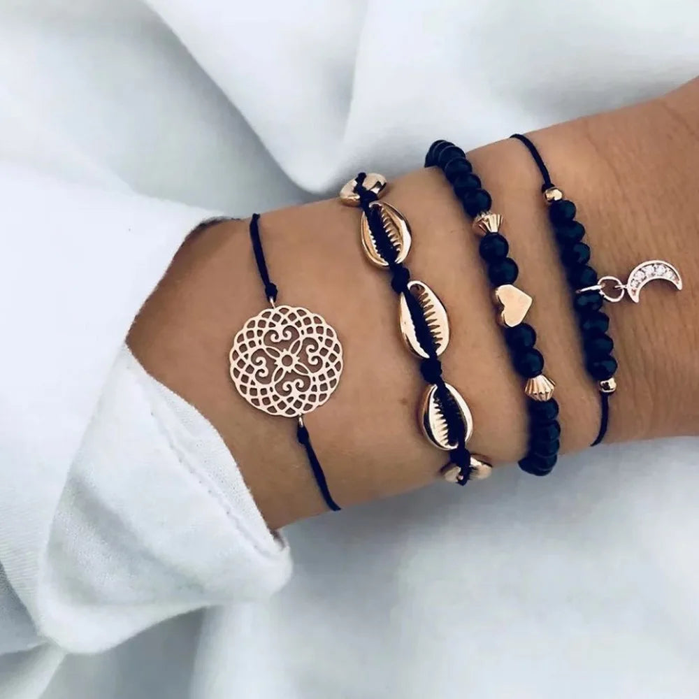 Shell Moon Bracelet Ladies Map — Swuffy