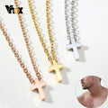 Small Cross Pendant Necklace — Swuffy