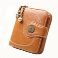 Vintage Wallets Greased Leather Flower — Swuffy