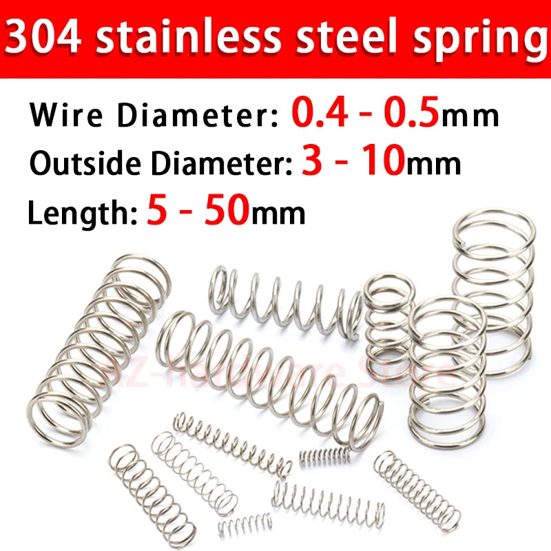 Stainless Steel Compression Spring Return — Swuffy
