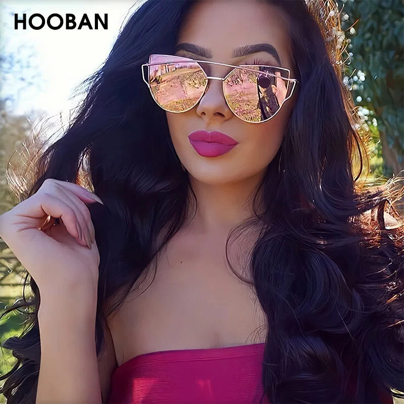 Classic Cat Eye Sunglasses Metal — Swuffy