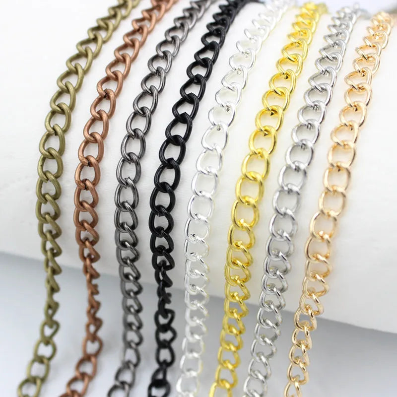 Gold Metal Chain Needlework Bags — Swuffy