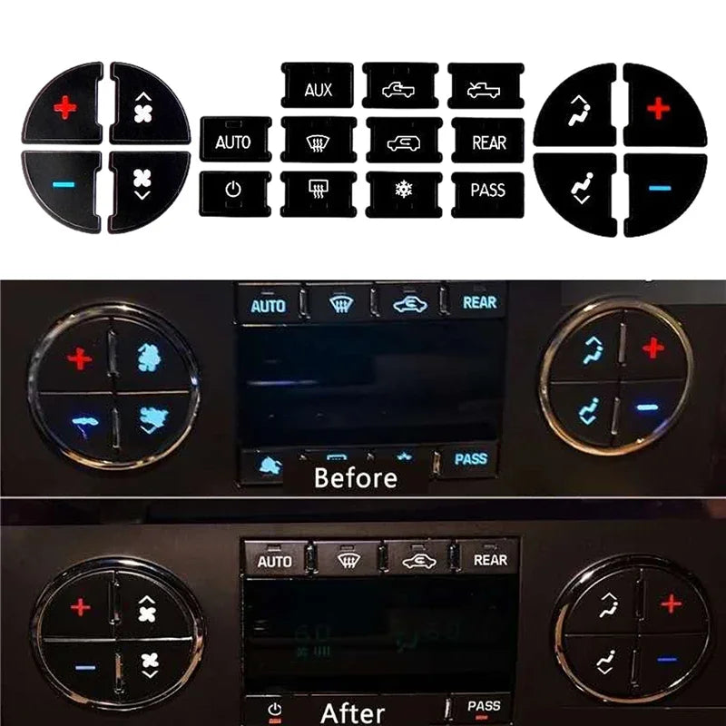 Car Interior Stickers Ac Central — Swuffy