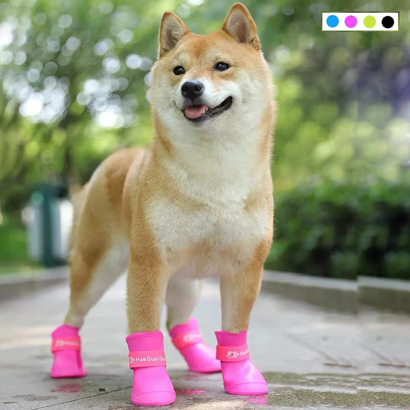 Pet Dog Rainshoes Silicone Antiskid — Swuffy